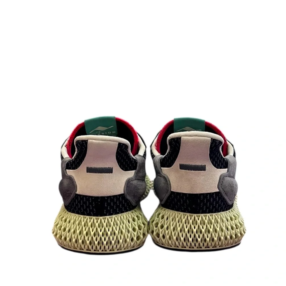 ADIDAS - BLACK TAN MINT GREEN ZX 4000 FUTURECRAFT “BLACK ONYX” SNEAKERS